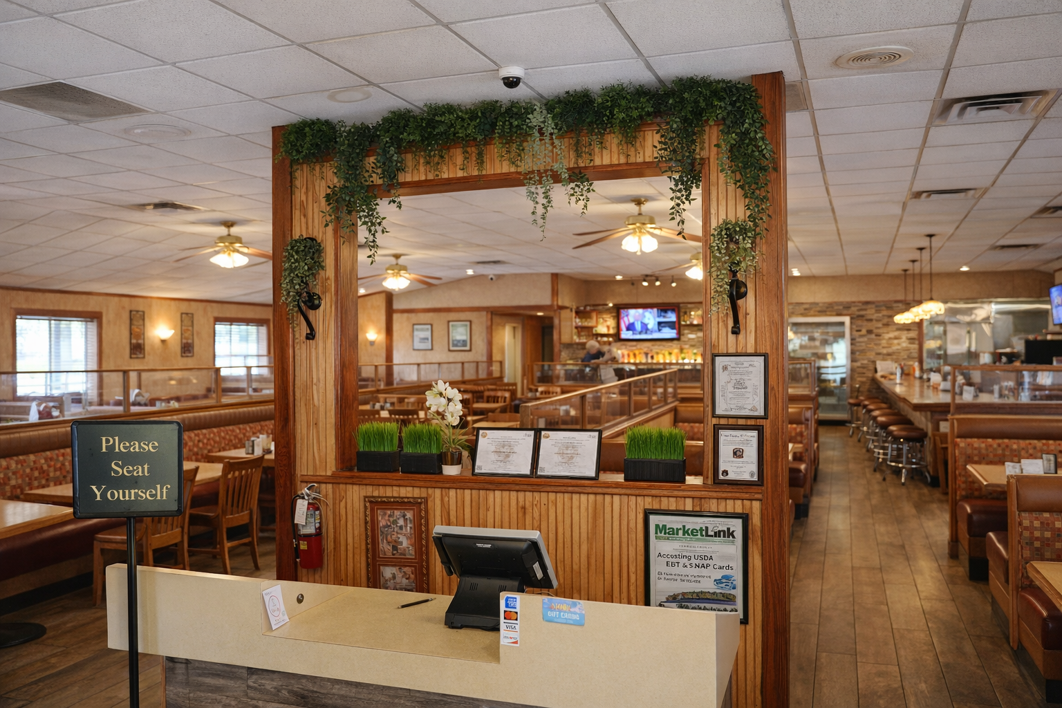 Largo Family Restaurant dining room